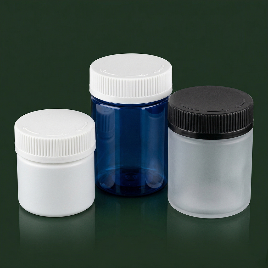 Child-resistant PET jars lineup by Tychon Packaging